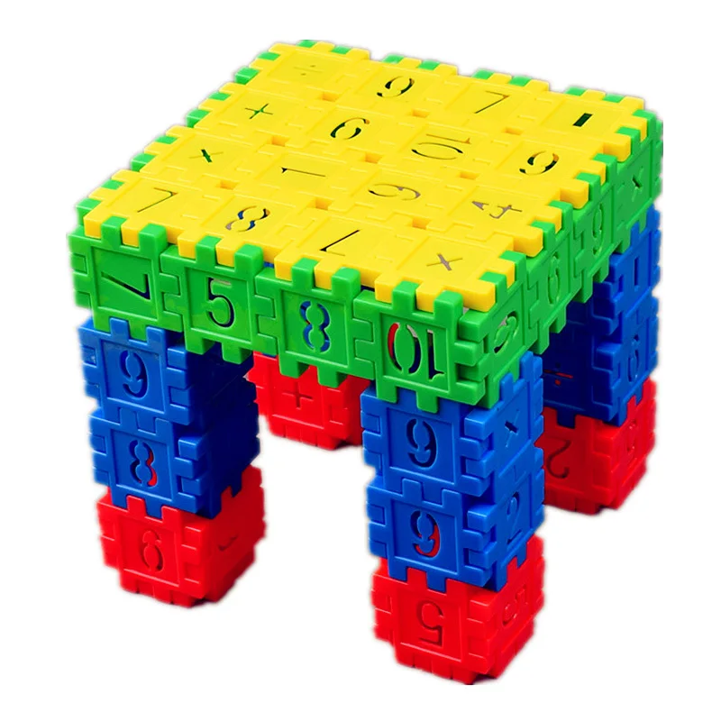 Креативный Детский конструктор сделай сам с цифрами игрушка для раннего