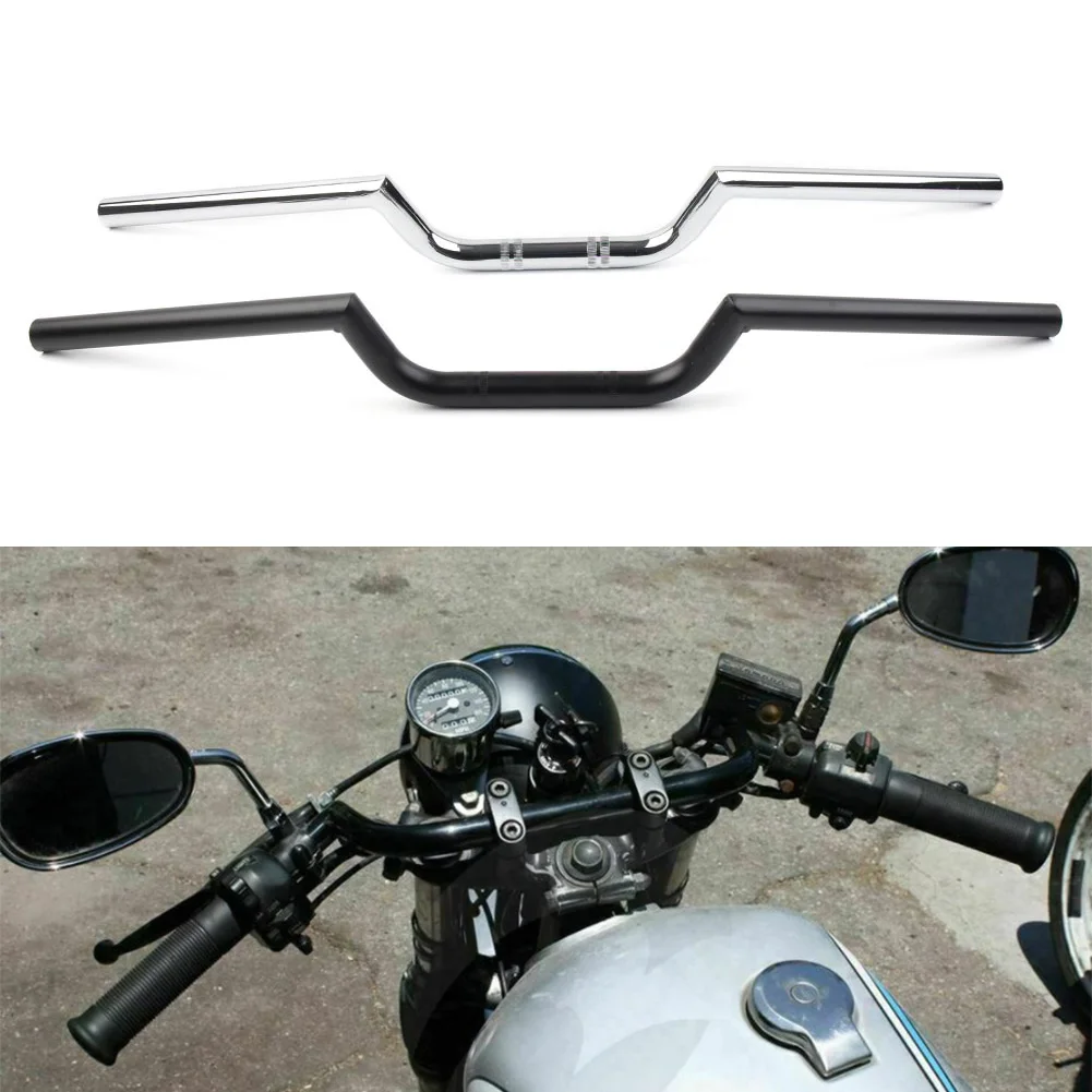 

Motorcycle 7/8" Diameter Clubman Universal Handlebars Bars For Honda FOR Yamaha for Suzuki Cafe Racer Accessories