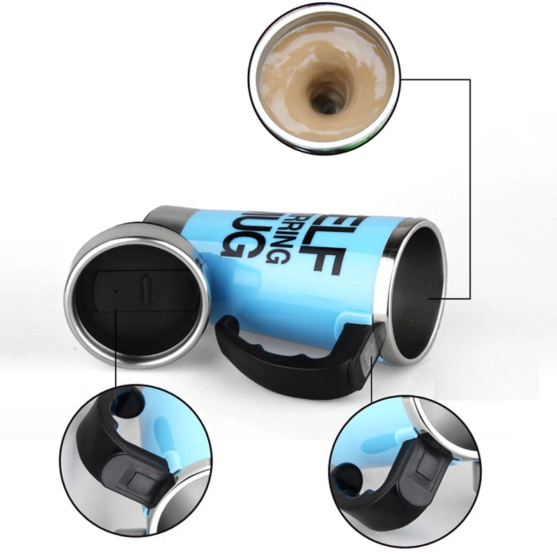 Automatic Stirring Electric Lazy Mixing Cup Self Mug Double Insulated Smart Coffee Milk Water Bottle | Дом и сад
