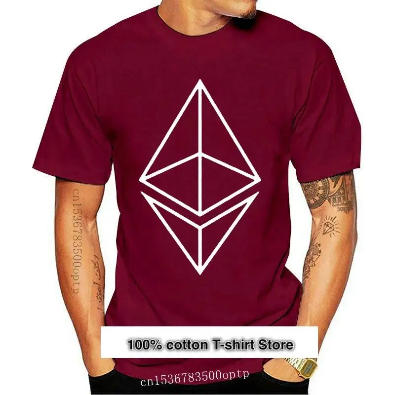

Camiseta con Logo de Ethereum, S-3Xl de estilo veraniego