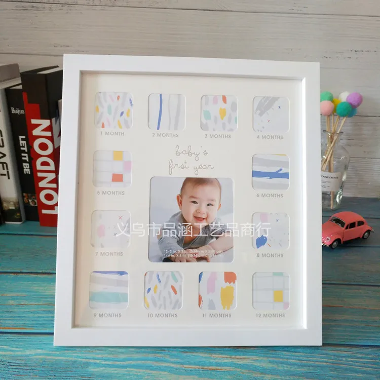Фоторамка для детей 12 месяцев фоторамка Мой первый год маленьких мальчиков и