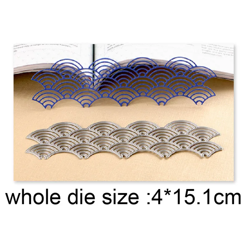 

Craft dies lace shell strip metal cutting dies cut die mold decoration Scrapbooking dies knife mould blade punch stencils dies