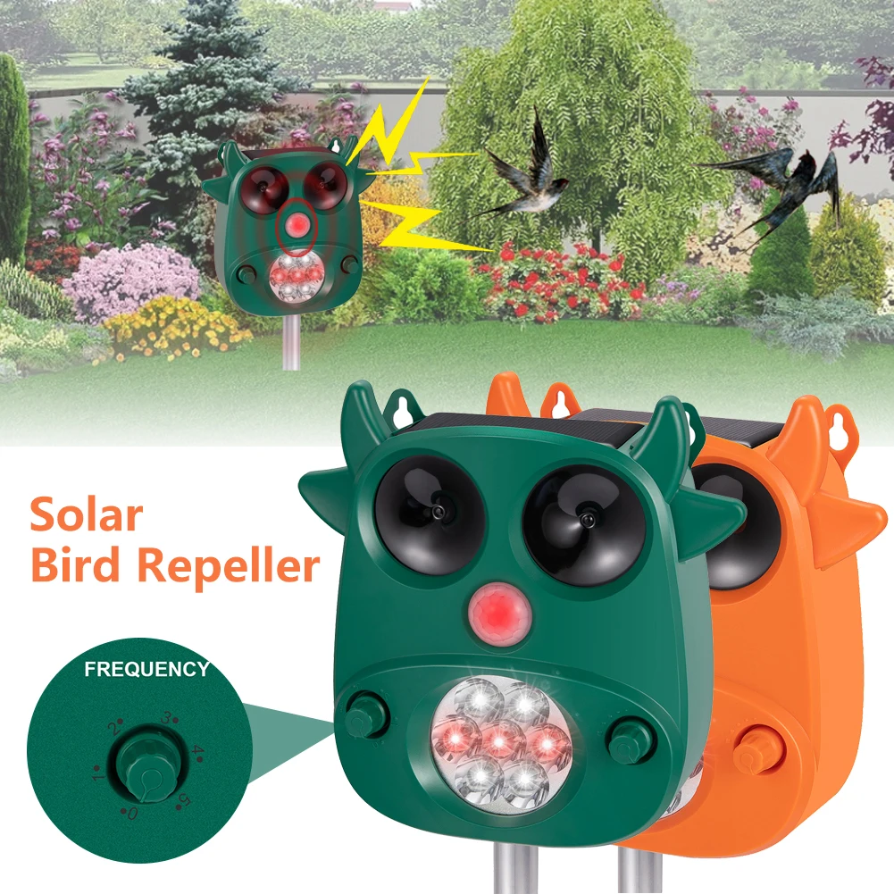 Отпугиватель животных ультразвуковой отпугиватель крыс на солнечных батареях