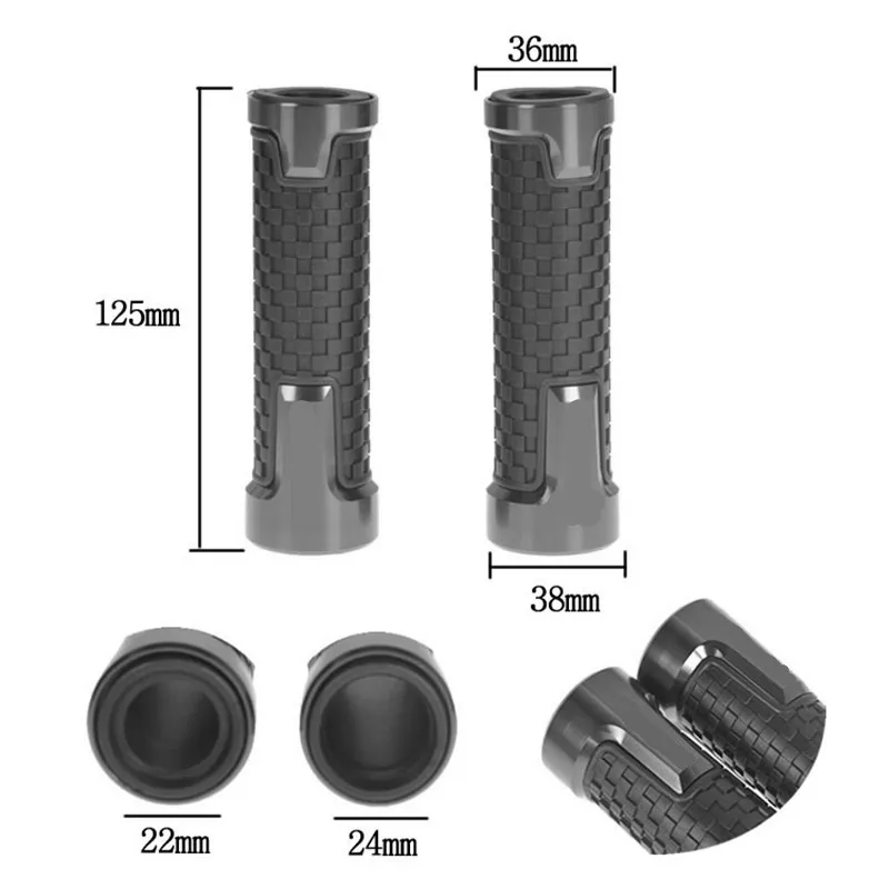 Ручки 7/8 дюйма 22 мм ручки и наконечники Руля Мотоцикла Для BMW S1000RR S 1000RR 2010 2011 12 2013 2014