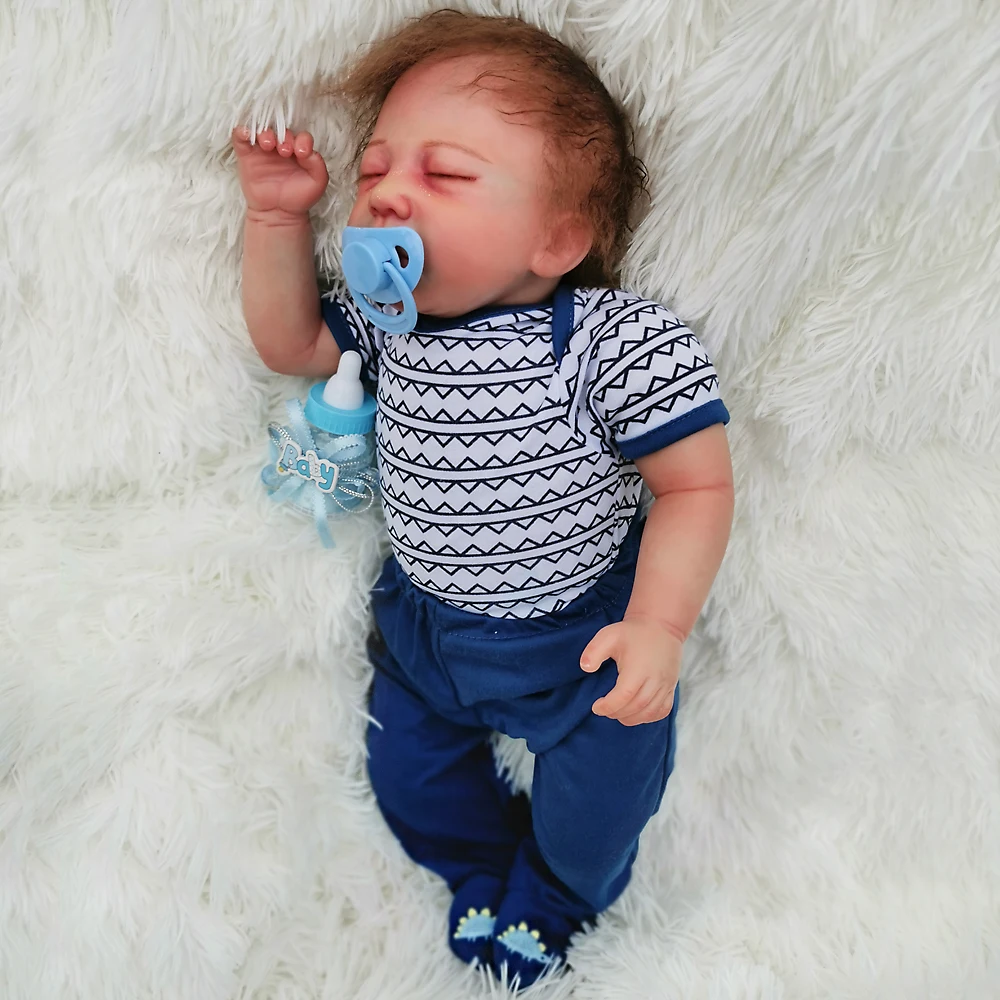 Новое поступление 20 дюймов кукла новорожденного ребенка 50 см кремния винил reborn baby monecas игрушка кукла для детей день рождения подарки
