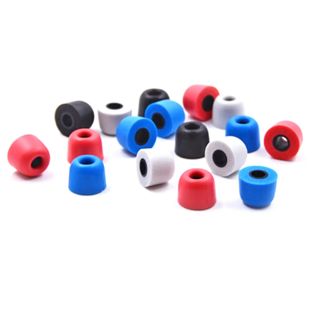 

2 pcs/lot Earphone tips Memory Foam QKZ Original 1 Pair foam tips T400 Ear Pads for all in ear earphone headset headphone