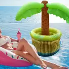 Мини-ведерко со льдом радуги облака кокосовой пальмой надувной водный бассейн для питевых чашек летние пляжные вечерние Детские подстаканник