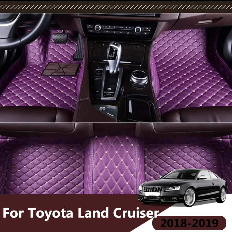 Автомобильные коврики для Toyota Land Cruiser Prado 150 2018 2019 5 сидений на заказ аксессуары