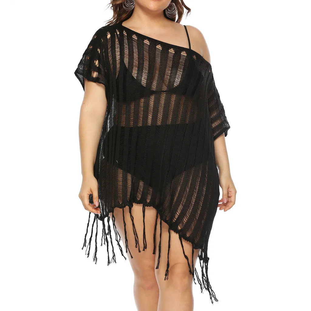 

Женское пляжное платье, бикини, накидка с кисточками, купальник, летняя пляжная туника, перспективная парео, купальник для женщин, пляжная о...
