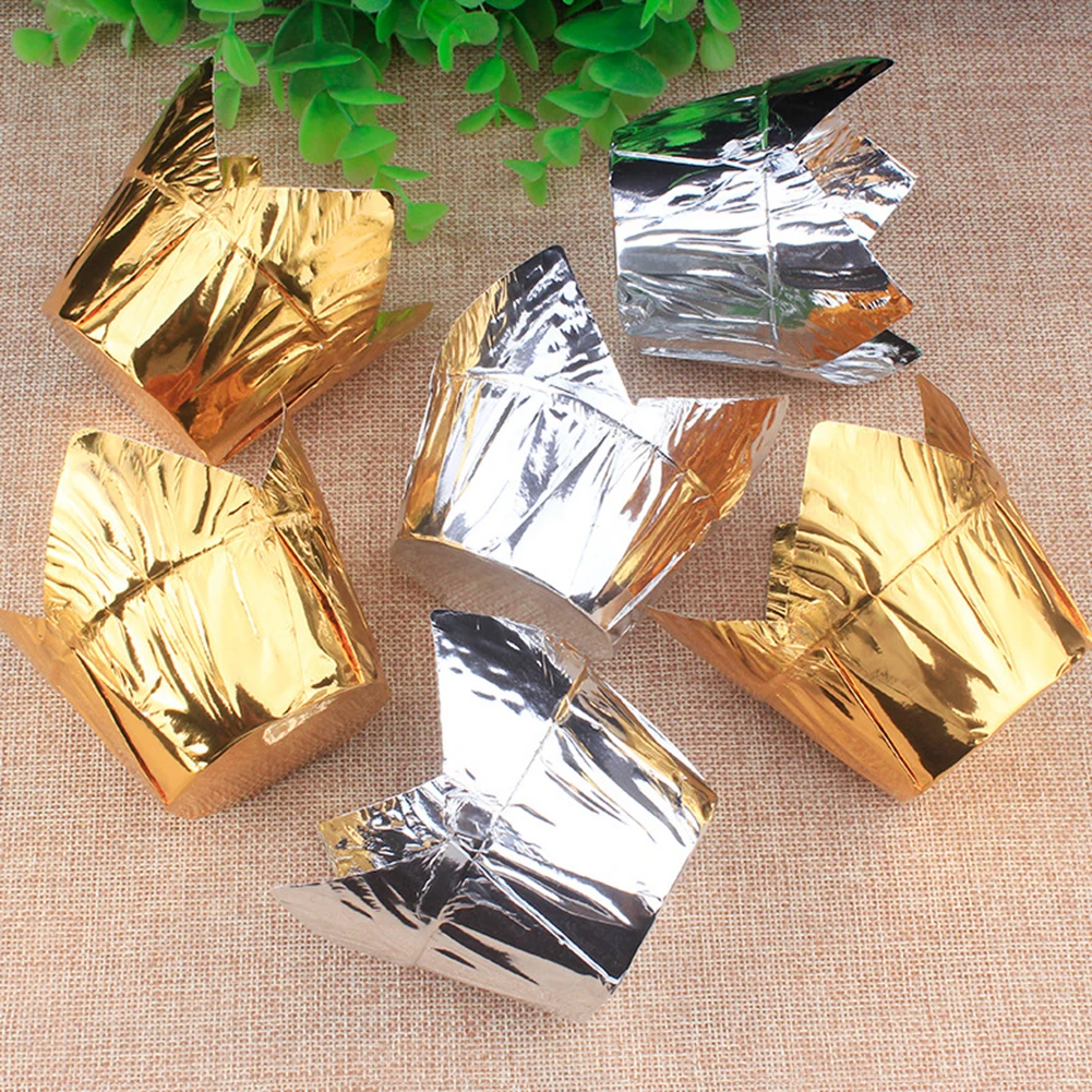 50 шт. маслостойкая бумажная чашка для торта термостойкая подкладка выпечки