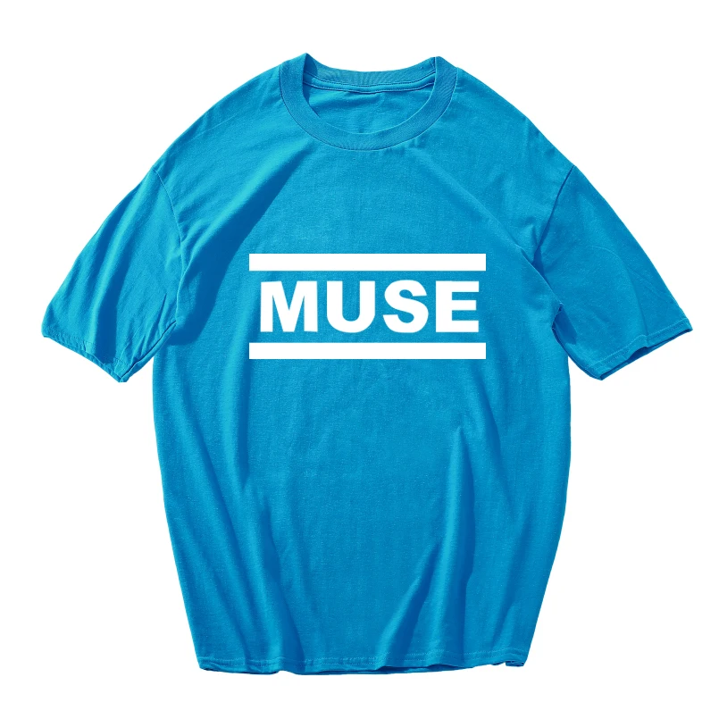 Модные крутые Топы известных Muse 100% хлопок Повседневная Уличная одежда в стиле