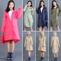 ladies rain coat women raincoat breathable portable rainwear suit long travel camping accessories non toxic waterproof 1 pcs