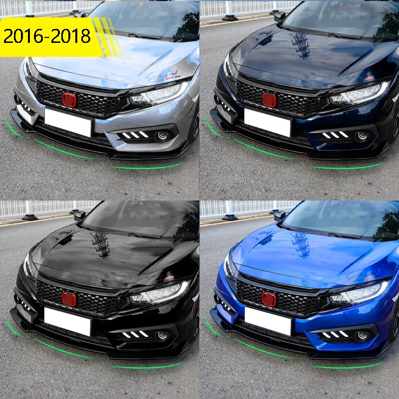 Стайлинг автомобиля набор из 3 предметов подходит для Honda Civic 4dr sedan 2016-2020 Комплект