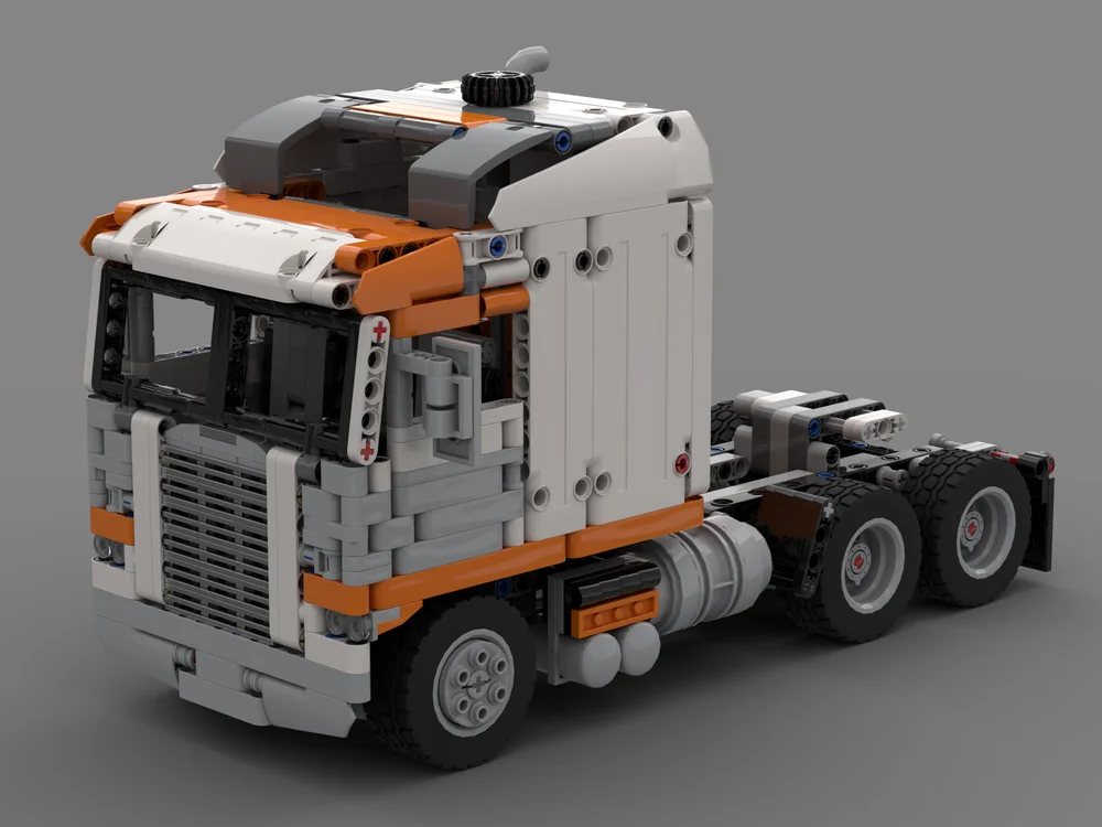 

NEW 2021 small particle MOC building block technology truck model static assembly toy boy birthday Christmas gift