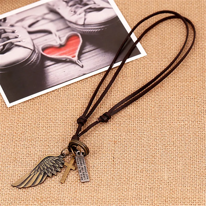 Креативные ювелирные изделия для мужчин и женщин винтажное ожерелье с кулоном в