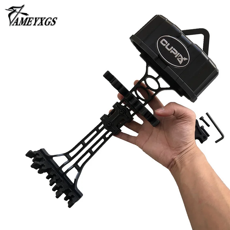 1 шт. держатель для стрелы стрельбы из лука стрел 5 быстросъемная коробка блочный