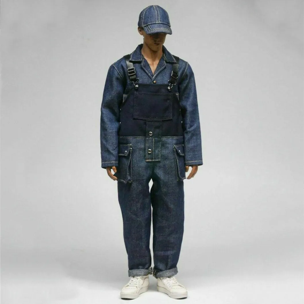 

CUKE TOYS MA-012 1/6 Scale Male Overalls Set Clothes Fit 12" Action Figure Model Body Accessories In Stock