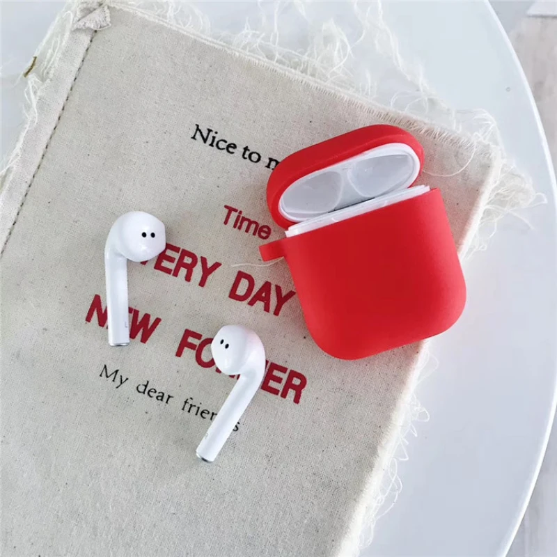 Роскошный женский чехол со стразами для Airpods, чехол с брелком, антикапля для Airpods, Жесткий Чехол, беспроводной Чехол для i10 tws i30 i60, чехол для наушников - Цвет: Красный