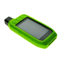 green rubber silicone protect skin case for handheld gps garmin alpha 200i alpha200i accessories