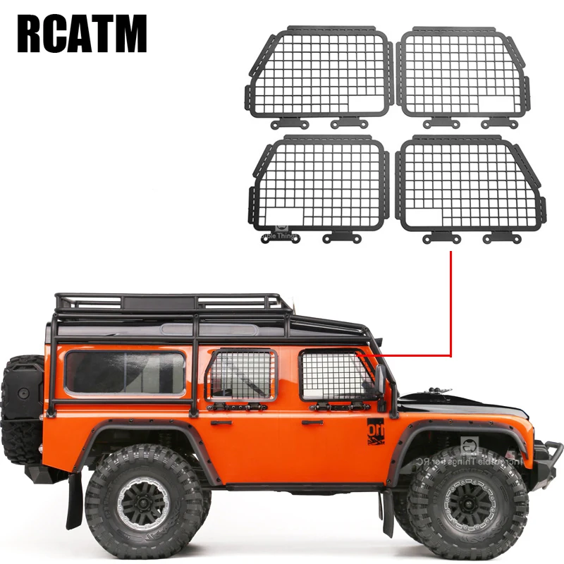Складная сетка для окон Traxas TRX4 4 шт. защитная Реверсивный корпус автомобиля