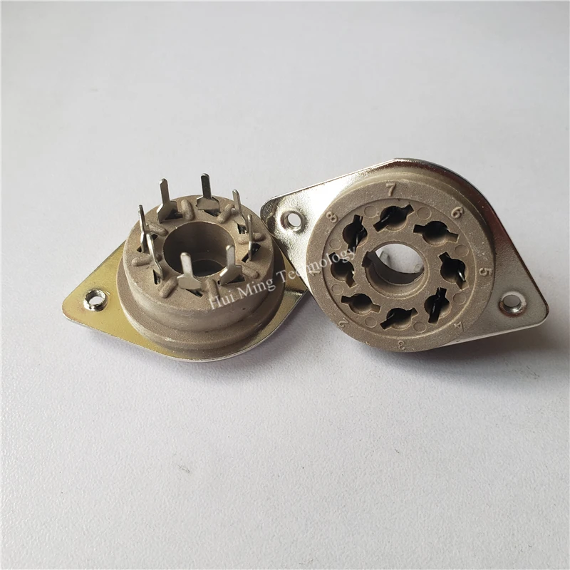 6 шт. бакелитовая трубчатая розетка GZS8-F 8-контактная подседельная трубка с