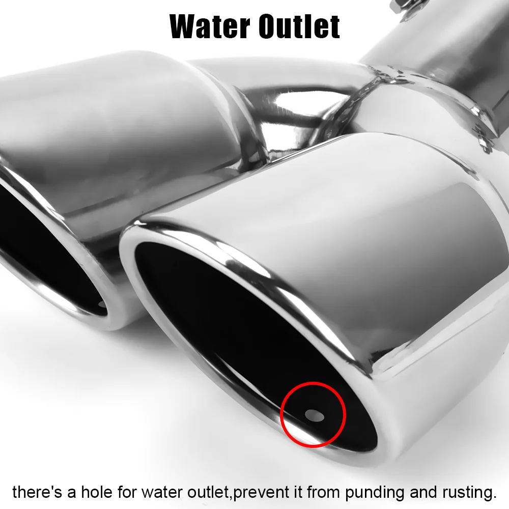 LEEPEE универсальные автомобильные аксессуары из нержавеющей стали хромированный