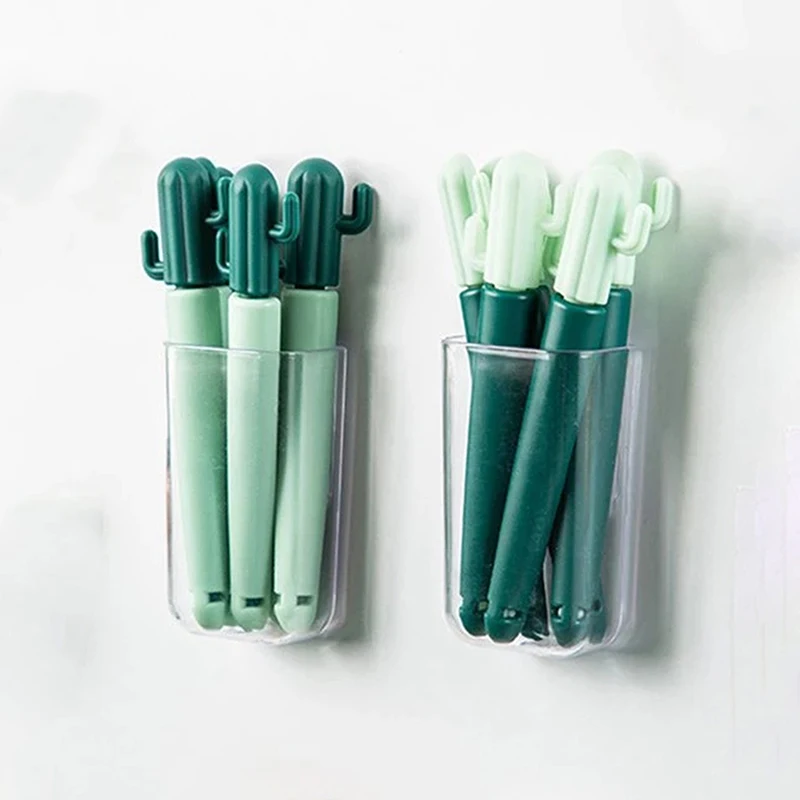 

Sealing Clip Household Food Plastic Sealing Clip Sealer Snack Clip Cactus Sealing Clip Portable Kitchen Storage Food Snack