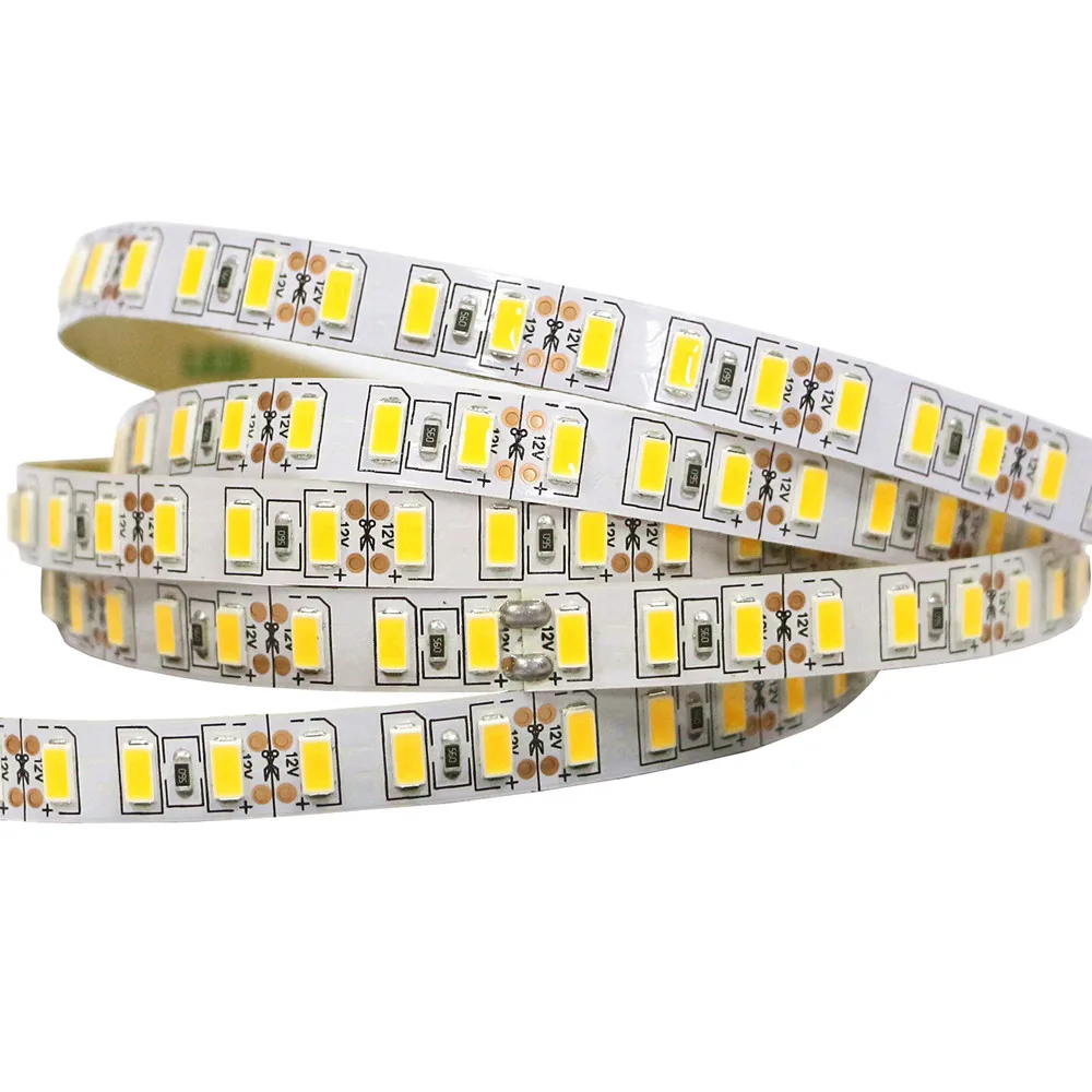 LED Strip 5630 SMD 120LEDs/m 5M 300/450/600 Leds DC 12V High Bright Flexible Rope Ribbon Tape Light Warm White / Cold | Освещение