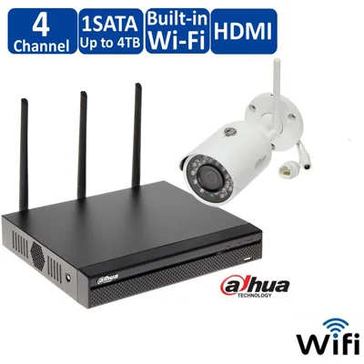 1 camera dahua wifi ip-камера система HD 3MP камера IP беспроводная ИК ночного видения Водонепроницаемая wi-fi-камера для использования на улице ipc-hfw1320s-w - Цвет: 1 camera