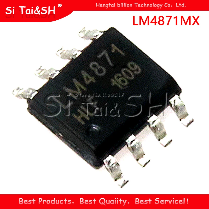 10 шт. LM4871MX SOP8 LM4871 SOP 4871 SOP-8 3 Вт аудио усилитель мощности с режимом выключения Новый