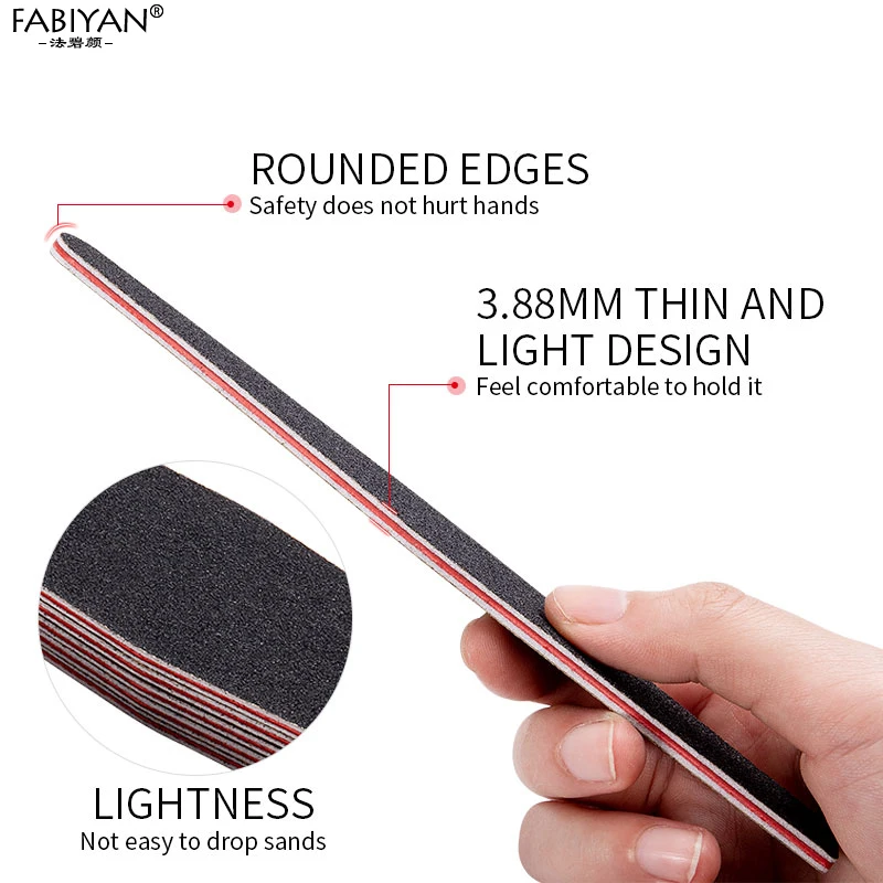 50 шт. профессиональные пилочки для дизайна ногтей|nail art file|file bufferfile nail |