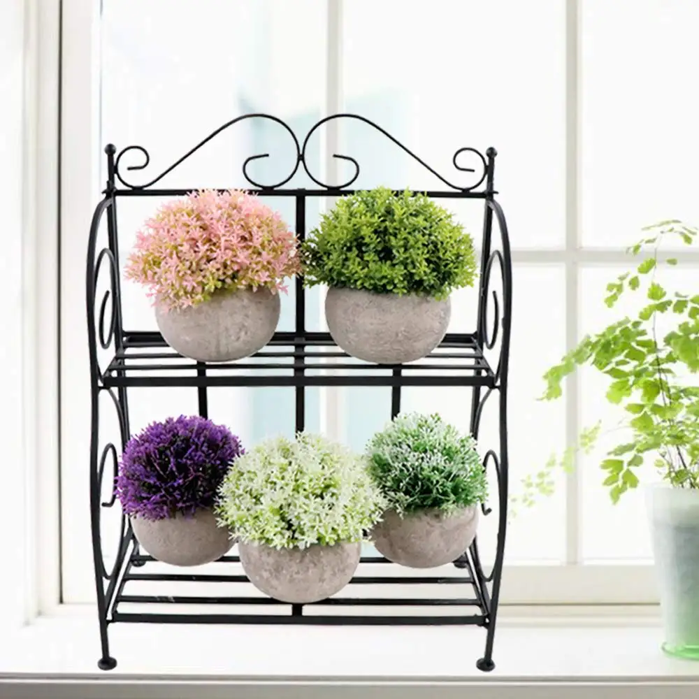 Набор для специй ретро Стиль складной стоящий органайзер хранения полки 2 х