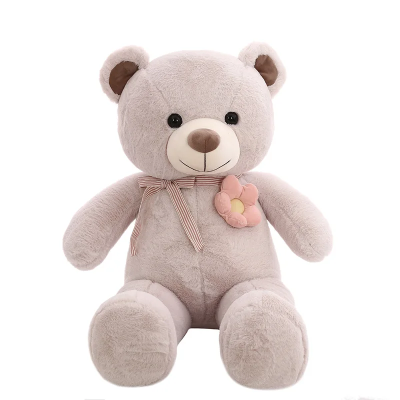 

90CM Kawaii New Flower Big Bear Big Hug Bear Soft Stuffed Animals Plush Toy Doll for Kids Baby Children Birthday Gift