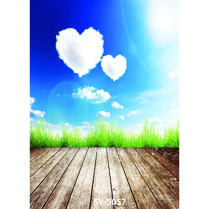 

Vinyl Custom Photography Backdrops Prop Colorful Wooden Planks Theme Photo Studio Background CS20319-07