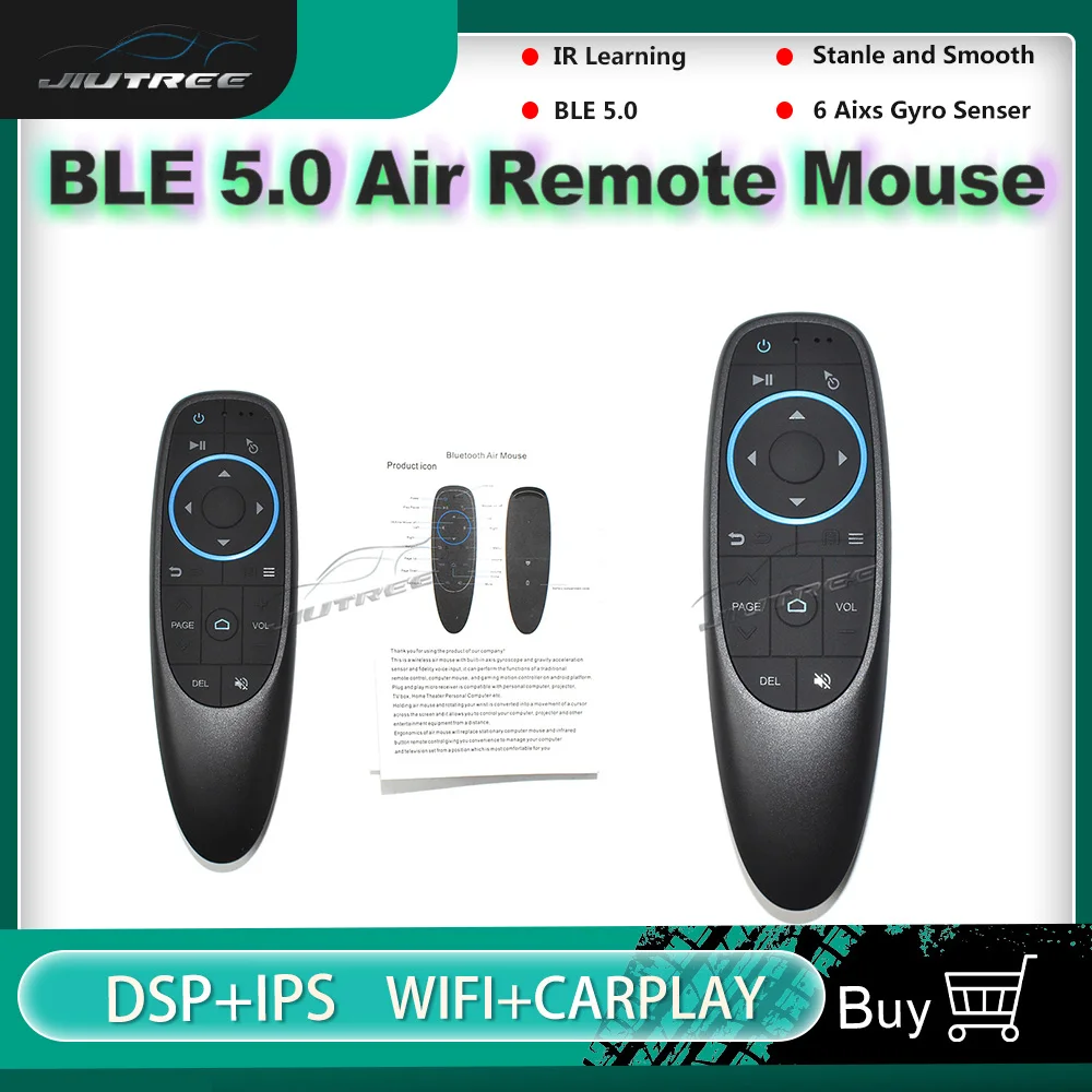 

G10 BTS Plus G10S PRO 2.4G Wireless Smart Voice Backlit Air Mouse Gyroscope IR Learning Remote Control BT5.0 for Android TV BOX
