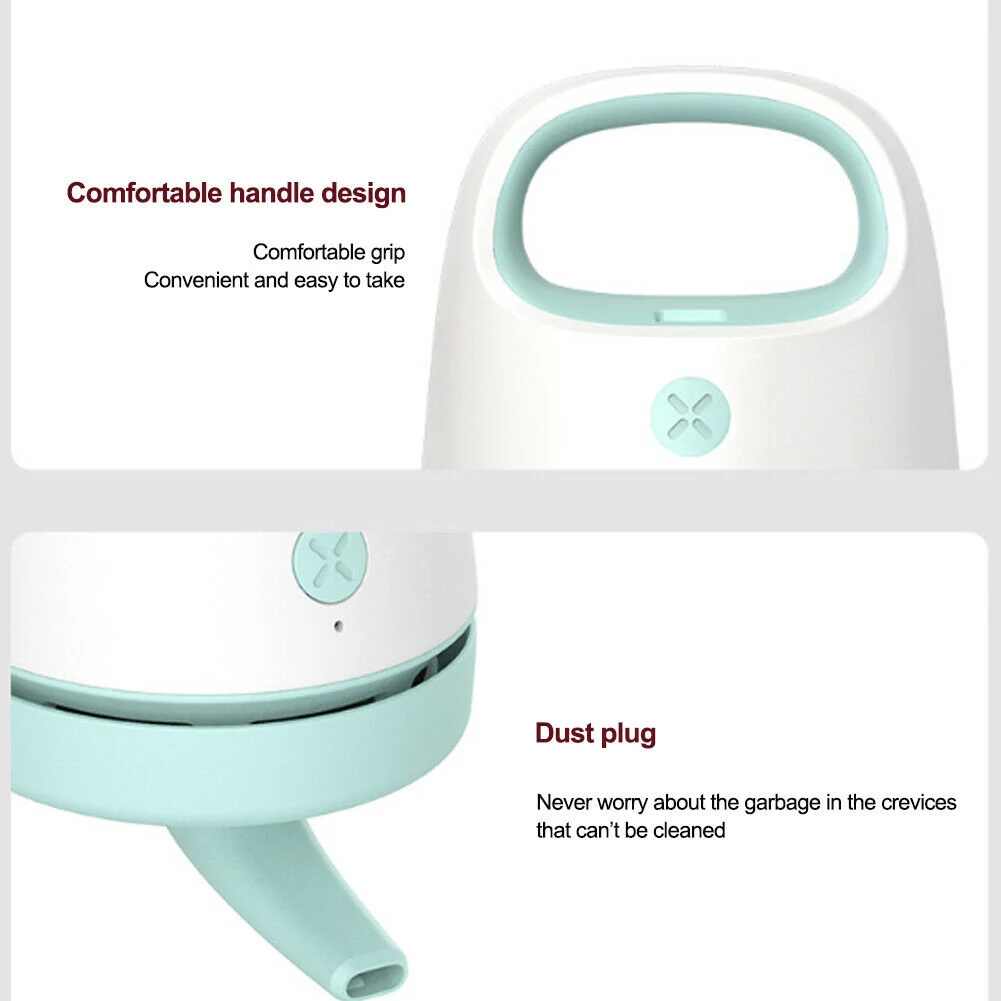 

Desktop Vacuum Cleaner Handheld USB Rechargeable Small Dust Crumbs Suction Cleaning Mini Vacuum Cleaner PAK55