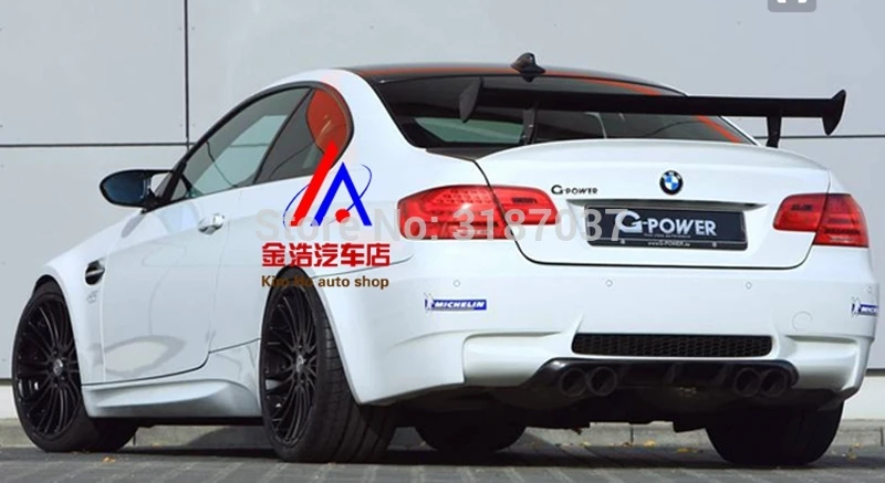 Универсальный Задний спойлер из углеродного волокна для BMW 1M M3 E82 E87 E90 E92 E93 F30 F10