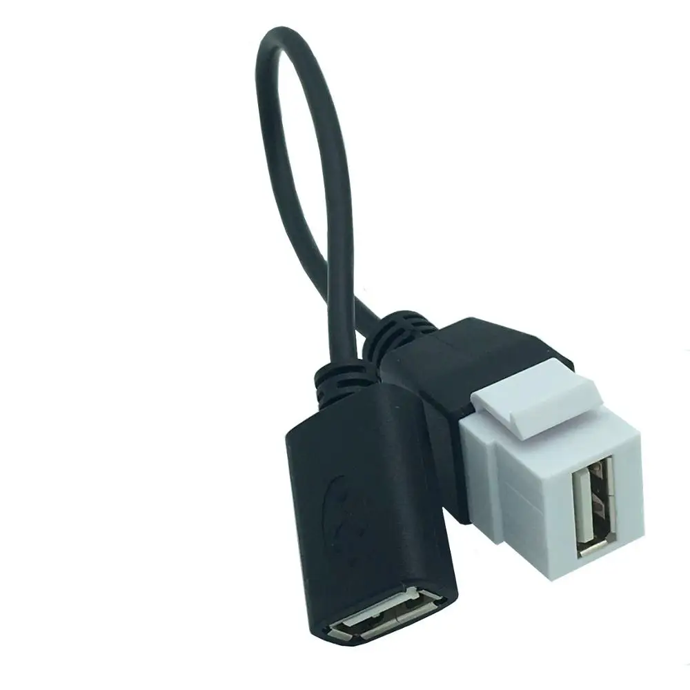 USB 2 0 A мама к гнезду панель монтажная вставка адаптер для настенной розетки