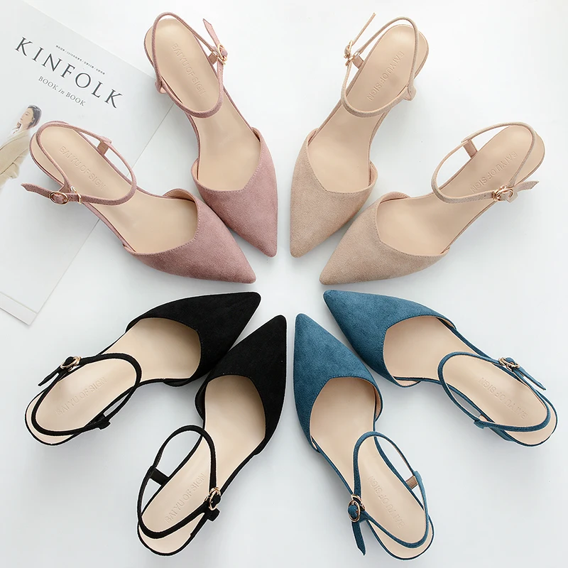 Женская обувь на высоком квадратном каблуке однотонные туфли лодочки из флока с