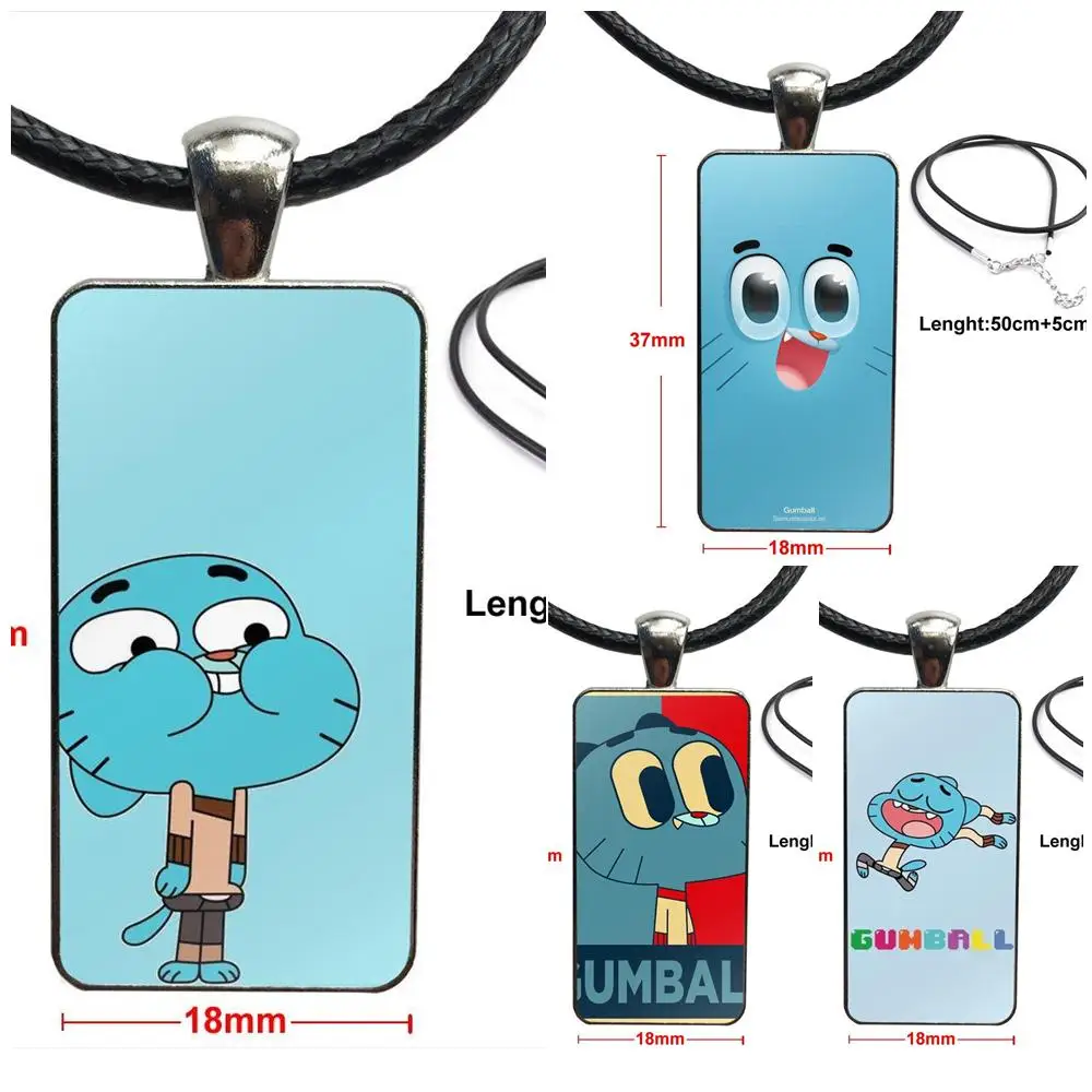 Gumball бижутерия со стеклянными кабошонами стальной цвет с длинной подвеской
