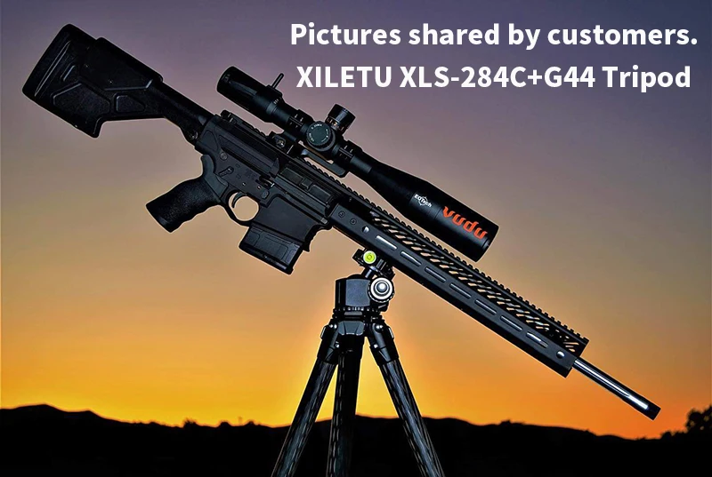 XILETU XLS-284C+ G44 Профессиональная фотография Штатив из углеродного волокна 360 градусов панорамная шаровая Головка Для Dslrs камер