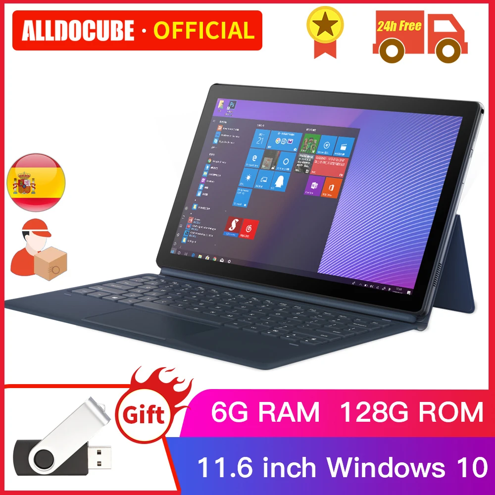 Планшет Alldocube KNote 5 Pro 11 6 дюйма Windows 10 Gemini Lake N4000 + 128 ГБ 1920*1080 IPS|Планшеты| |