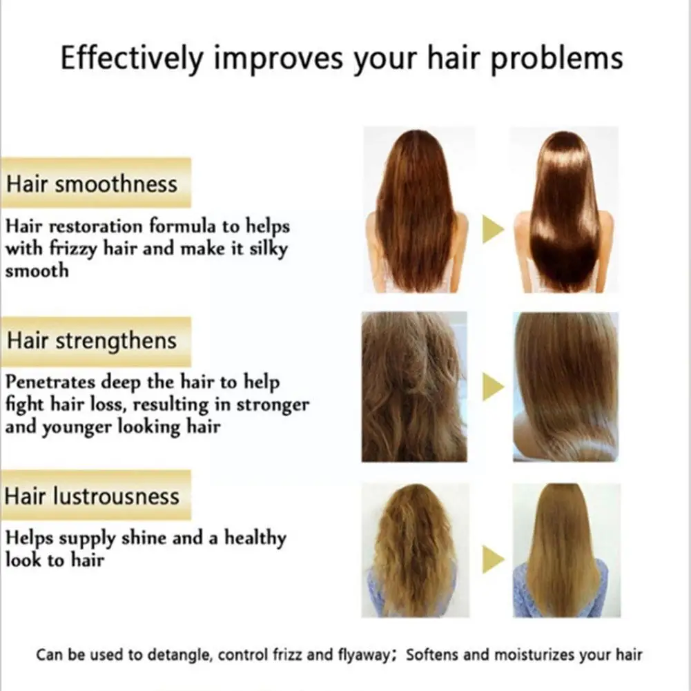 Маска для волос V3D2 удобный шелковый увлажняющий Восстанавливающий пакетик