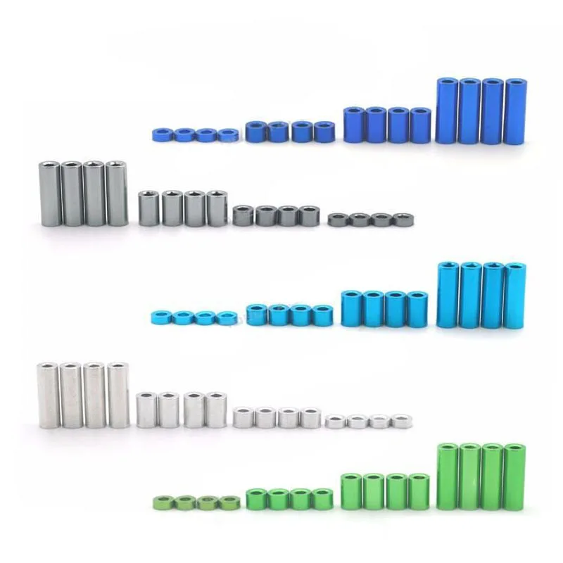 16 шт. Алюминий Распорки 1 5 мм/3 мм/6 мм 12 винт/направляющий ролик стоек запасные