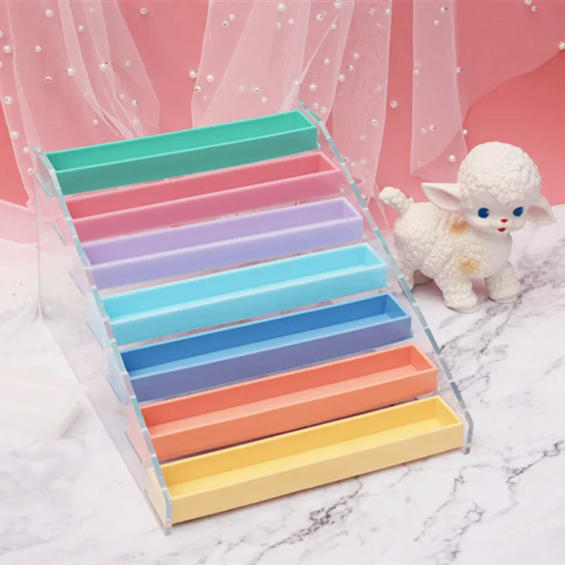 DIY Color Fine Flash Storage Rack Mold Powder Crystal Epoxy Mirror Lipstick Bracket Silicone Resin | Украшения и аксессуары