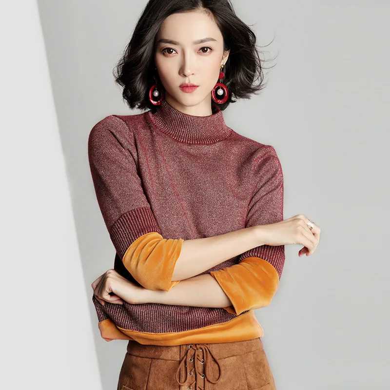 

women clothing 2020 autumn New best-selling high-quality Fashion thick close-fitting base sweater Outdoor leisure women's coat