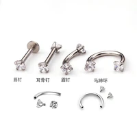 nose ring nose lip rings ear helix tragus piercing ring surgical steel nose ring