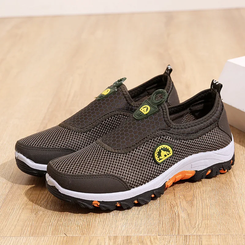 Hiking shoes 2020 new mesh men breathable non-slip wear-resistant sports casual running classic cloth | Обувь