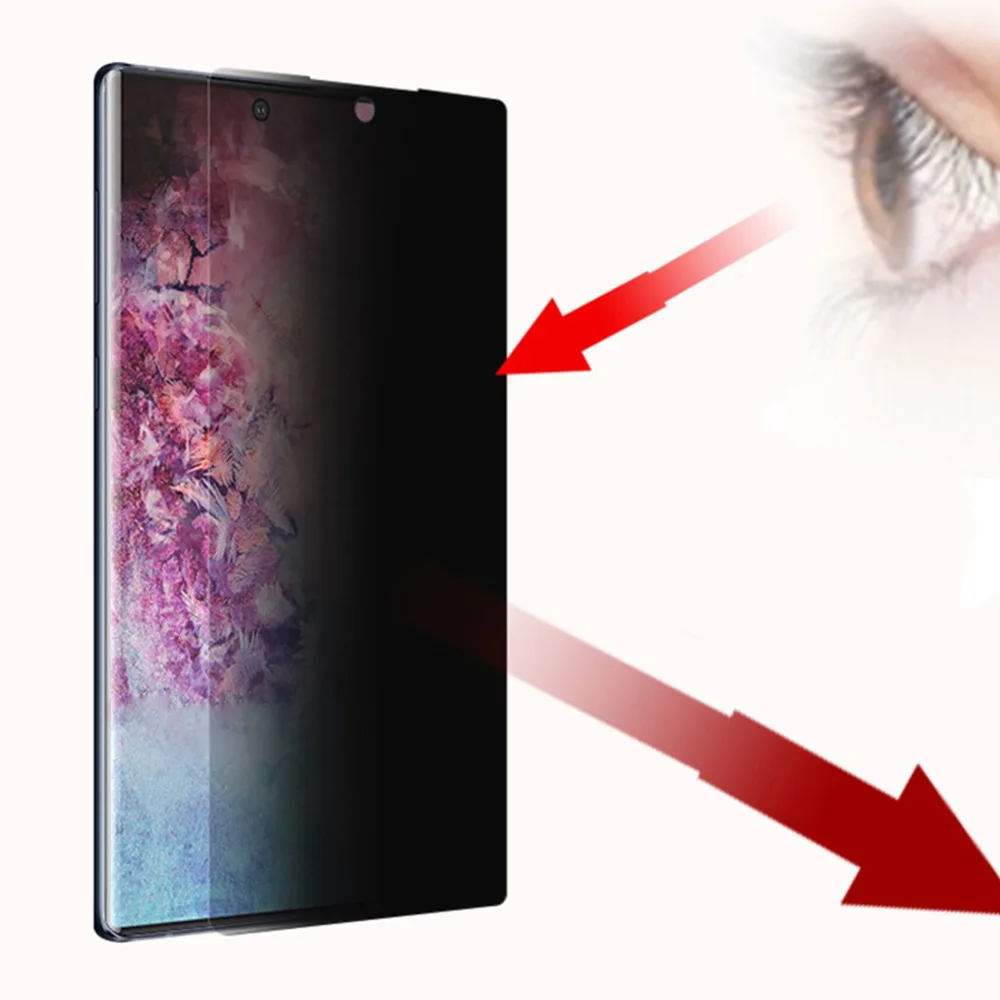 9H изогнутое уличное жидкое УФ Клей закаленное стекло для OPPO Reno 3 Pro Анти шпионское