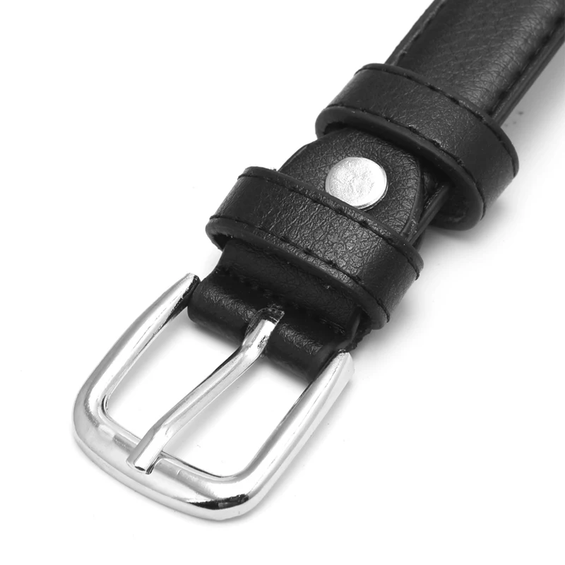 

Fashion Female Antique Black Belt Metal Buckle Jeans Woman Faux Leather Belt Dropshipping